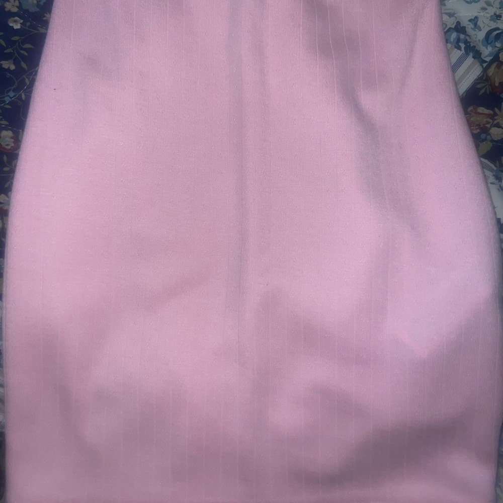 Square Neck Ribbon Mini Dress - Picture 2 of 6